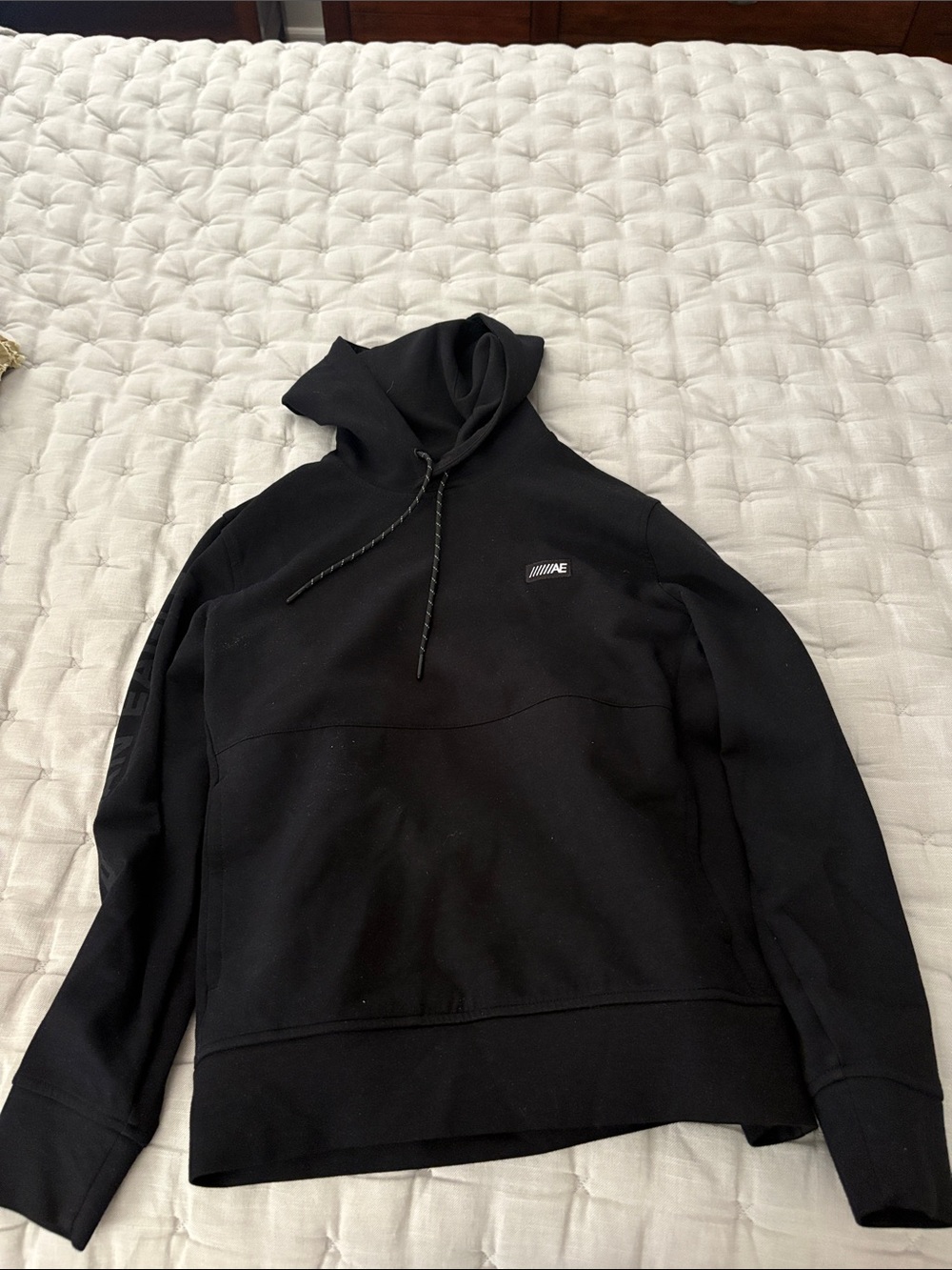 American Eagle Outfitters Black Crewneck Hoodie